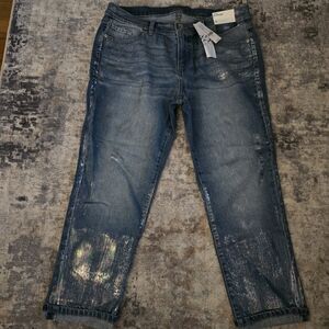 New York and Company crop jean size 12